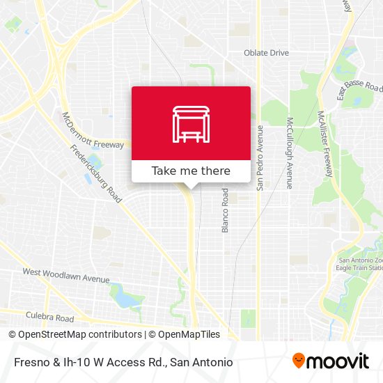 Mapa de Fresno & Ih-10 W Access Rd.