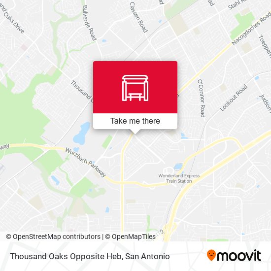 Thousand Oaks Opposite Heb map