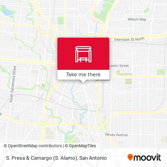 S. Presa & Camargo (S. Alamo) map