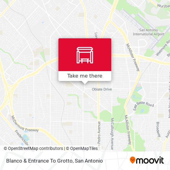 Blanco & Entrance To Grotto map
