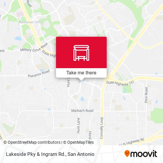 Mapa de Lakeside Pky & Ingram Rd.