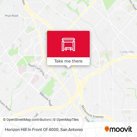 Mapa de Horizon Hill In Front Of 4000