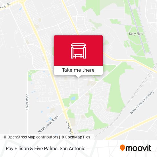 Ray Ellison & Five Palms map