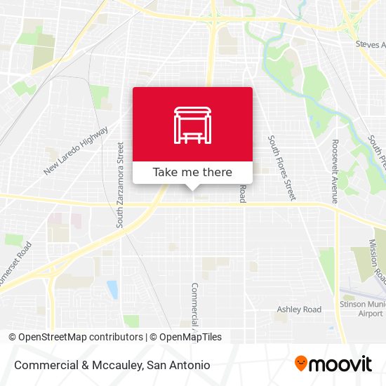 Commercial & Mccauley map