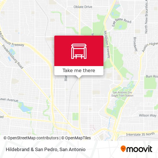 Hildebrand & San Pedro map