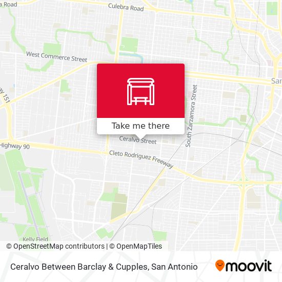 Mapa de Ceralvo Between Barclay & Cupples