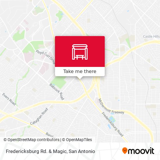 Mapa de Fredericksburg Rd. & Magic