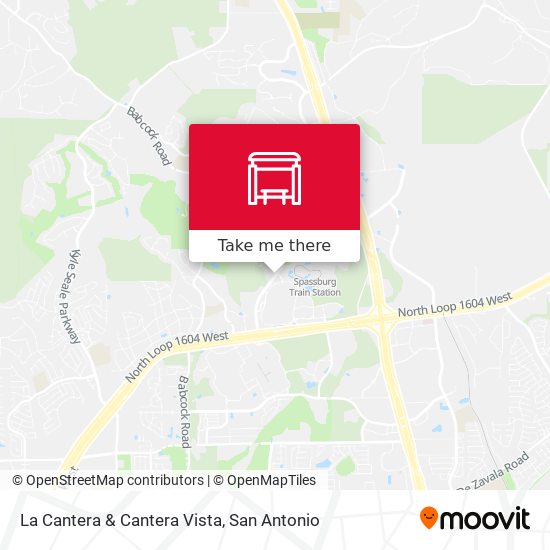 La Cantera & Cantera Vista map