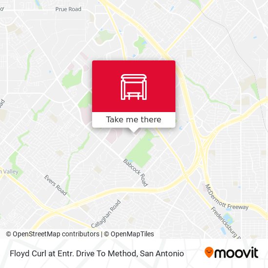 Floyd Curl at Entr. Drive To Method map