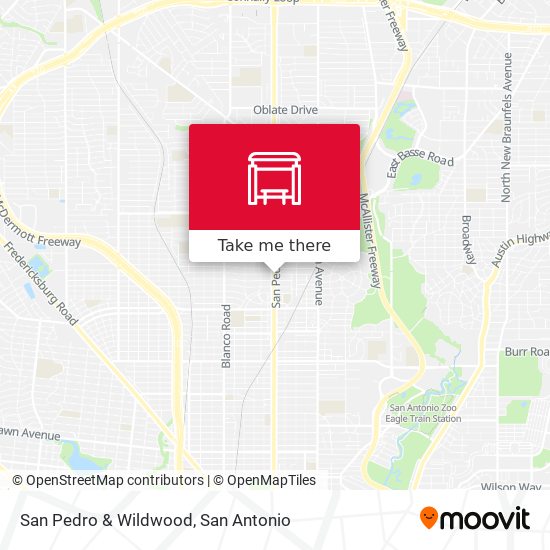 San Pedro & Wildwood map