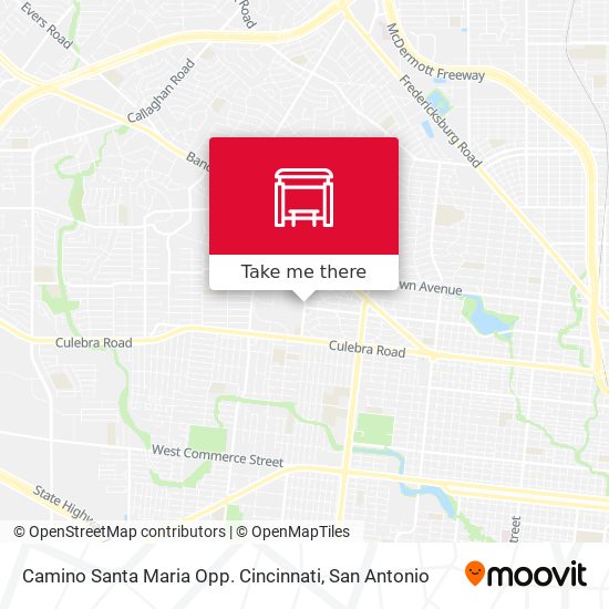Mapa de Camino Santa Maria Opp. Cincinnati