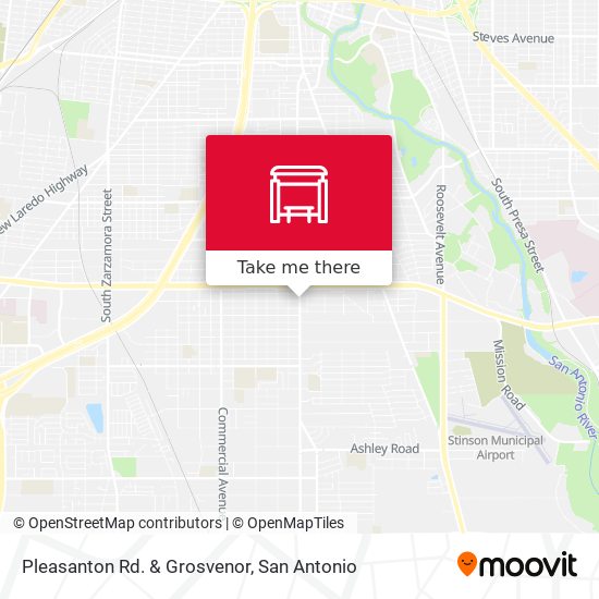 Mapa de Pleasanton Rd. & Grosvenor