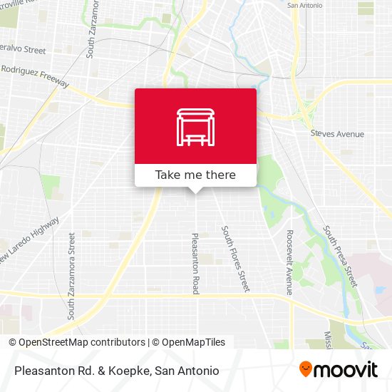 Pleasanton Rd. & Koepke map