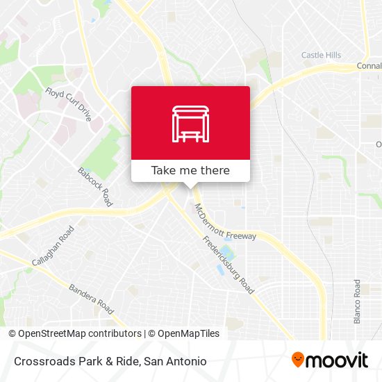 Crossroads Park & Ride map
