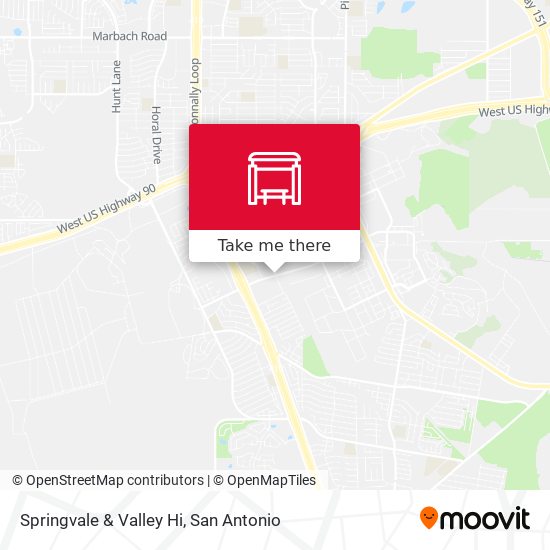 Springvale & Valley Hi map