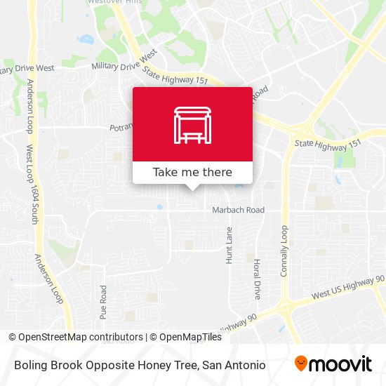 Mapa de Boling Brook Opposite Honey Tree