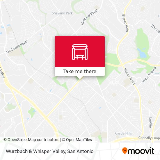Wurzbach & Whisper Valley map