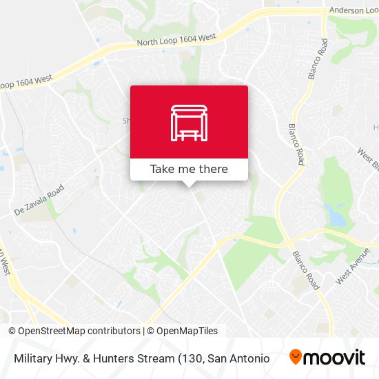 Mapa de Military Hwy. & Hunters Stream