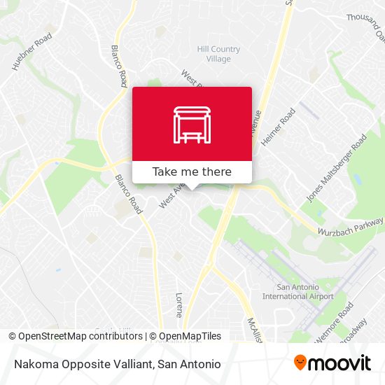 Mapa de Nakoma Opposite Valliant