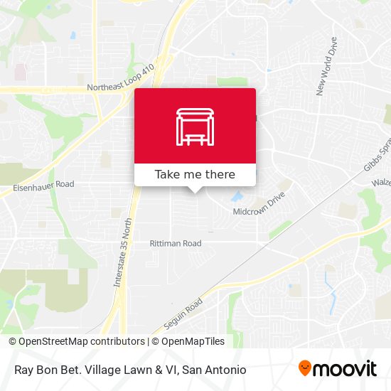 Ray Bon Bet. Village Lawn & VI map