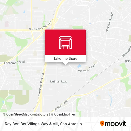 Mapa de Ray Bon Bet Village Way & Vill
