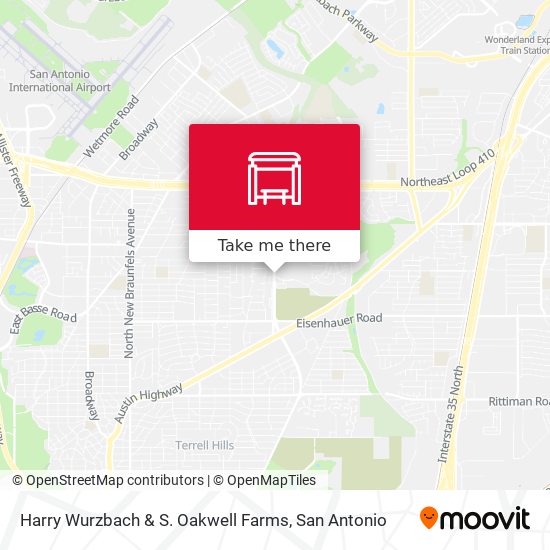 Harry Wurzbach & S. Oakwell Farms map