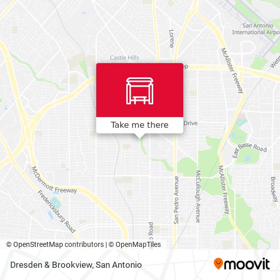Dresden & Brookview map