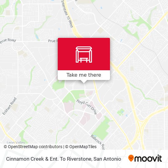 Cinnamon Creek & Ent. To Riverstone map