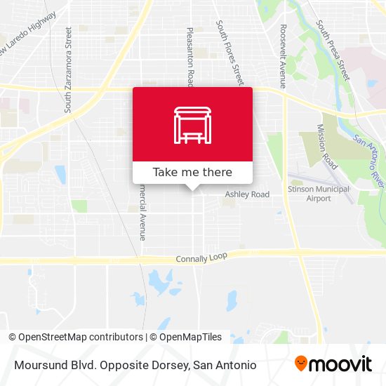Moursund Blvd. Opposite Dorsey map