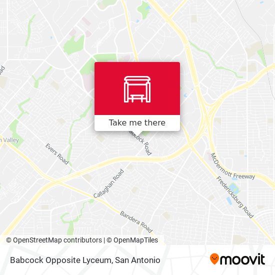 Babcock Opposite Lyceum map