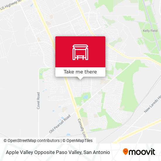 Apple Valley Opposite Paso Valley map