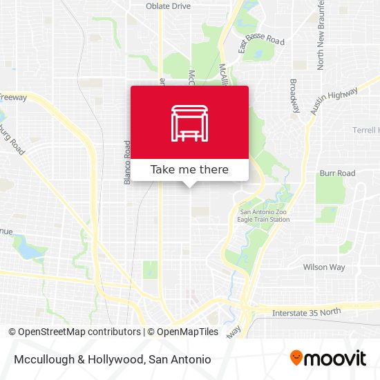 Mccullough & Hollywood map