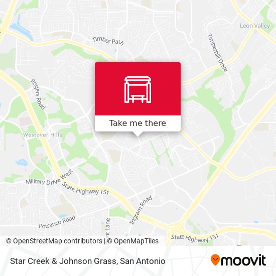 Star Creek & Johnson Grass map