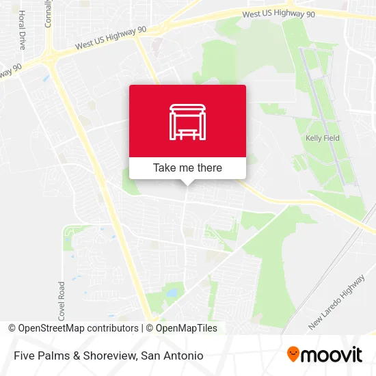 Mapa de Five Palms & Shoreview