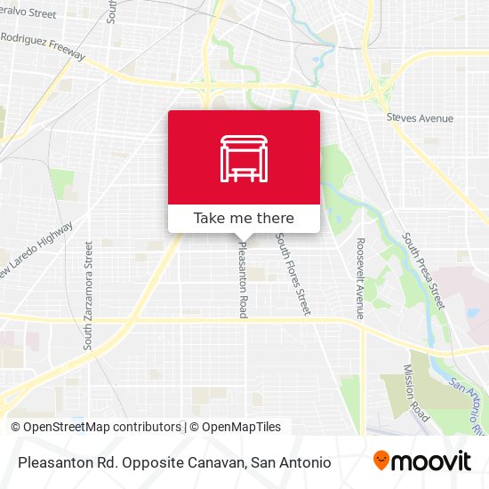 Mapa de Pleasanton Rd. Opposite Canavan