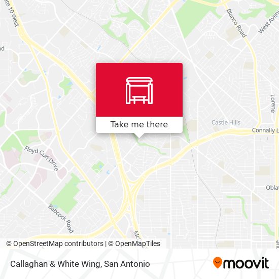 Mapa de Callaghan & White Wing