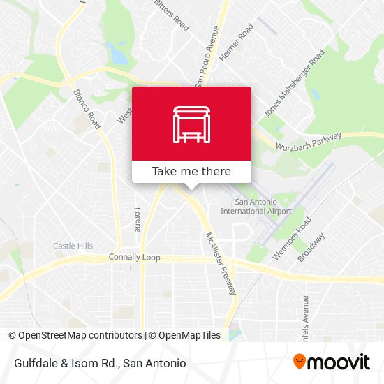 Mapa de Gulfdale & Isom Rd.