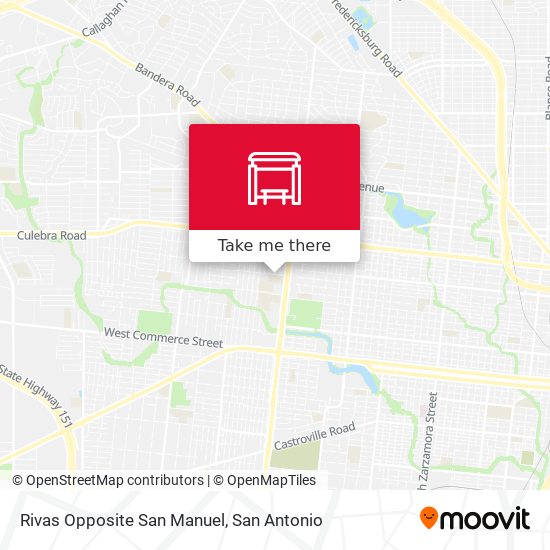 Rivas Opposite San Manuel map