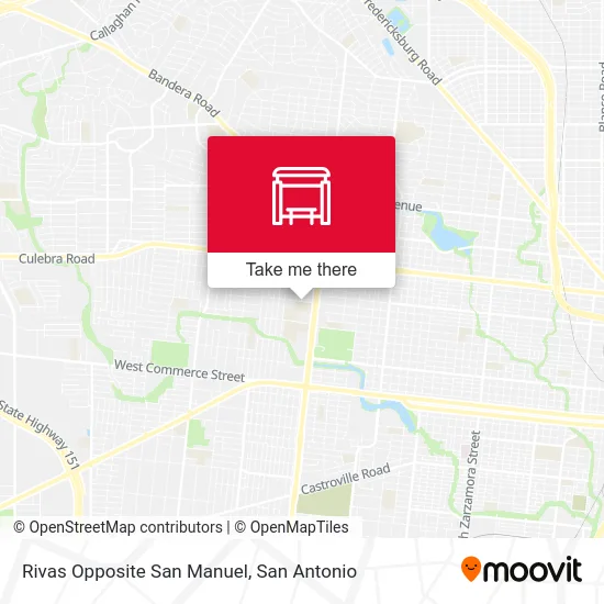 Rivas Opposite San Manuel map