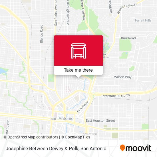 Mapa de Josephine Between Dewey & Polk