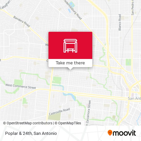 Mapa de Poplar & 24th