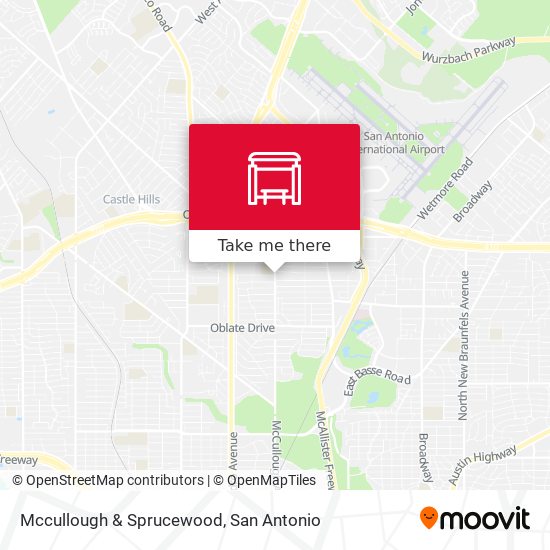 Mccullough & Sprucewood map