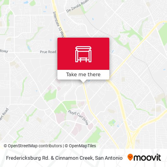 Fredericksburg Rd. & Cinnamon Creek map