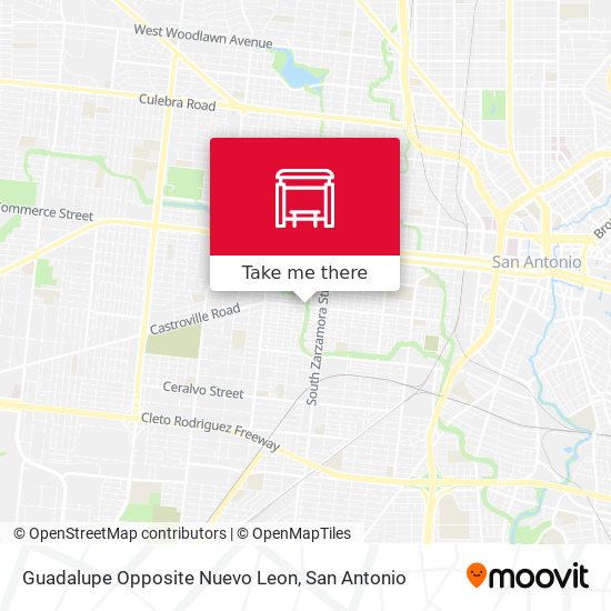 Guadalupe Opposite Nuevo Leon map