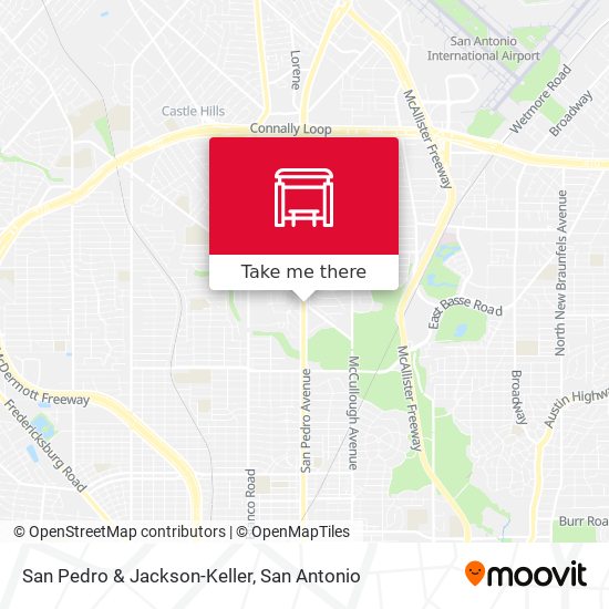 San Pedro & Jackson-Keller map