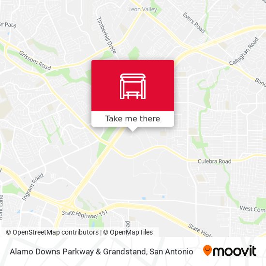 Mapa de Alamo Downs Parkway & Grandstand