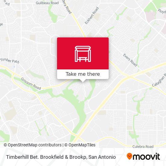 Timberhill Bet. Brookfield & Brookp map
