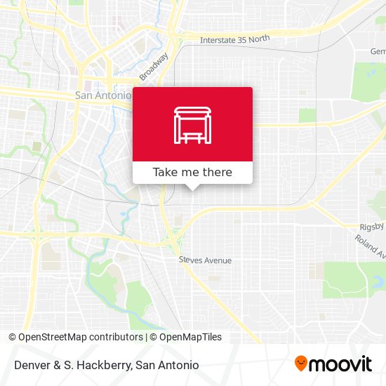 Mapa de Denver & S. Hackberry