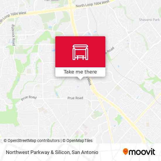 Northwest Parkway & Silicon map