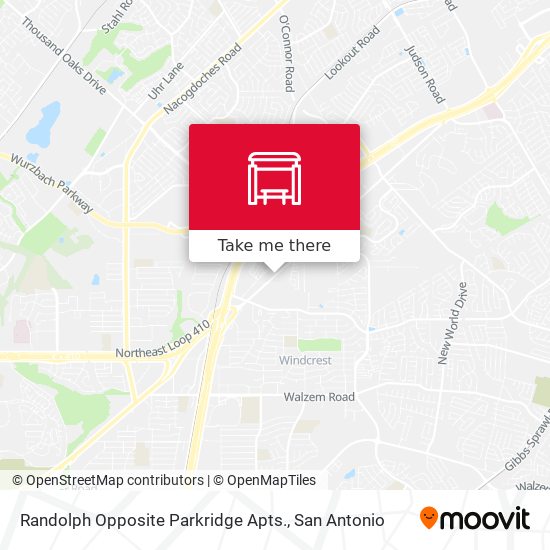 Randolph Opposite Parkridge Apts. map